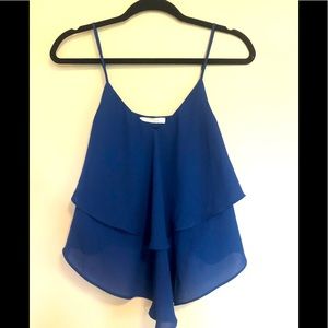 Mango Royal blue cami Small